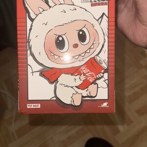 Coca-Cola Pop Mart Bunny Figure with Red Can
